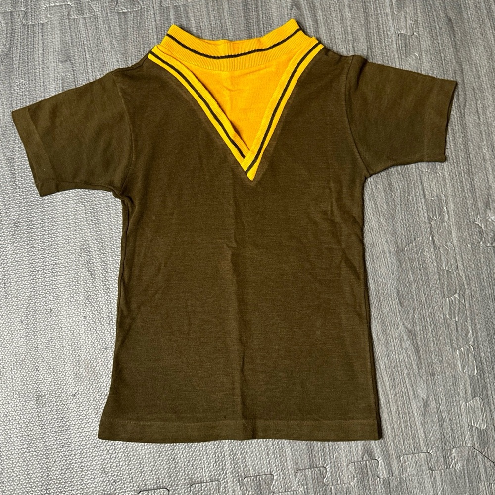 Sears Vintage 60s boys v neck mock sweater size 10